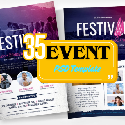 35 Event PSD Templates Editable & High-Quality Designs for Any Occasion