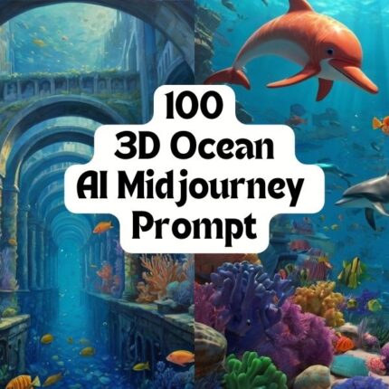 100 3D Ocean AI Midjourney Prompt With Images