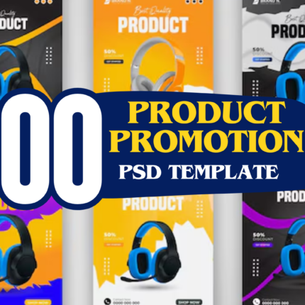 100 Editable PSD Banners for Product Promotion